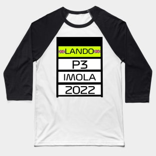 Lando Norris - P3 Imola 2022 Baseball T-Shirt